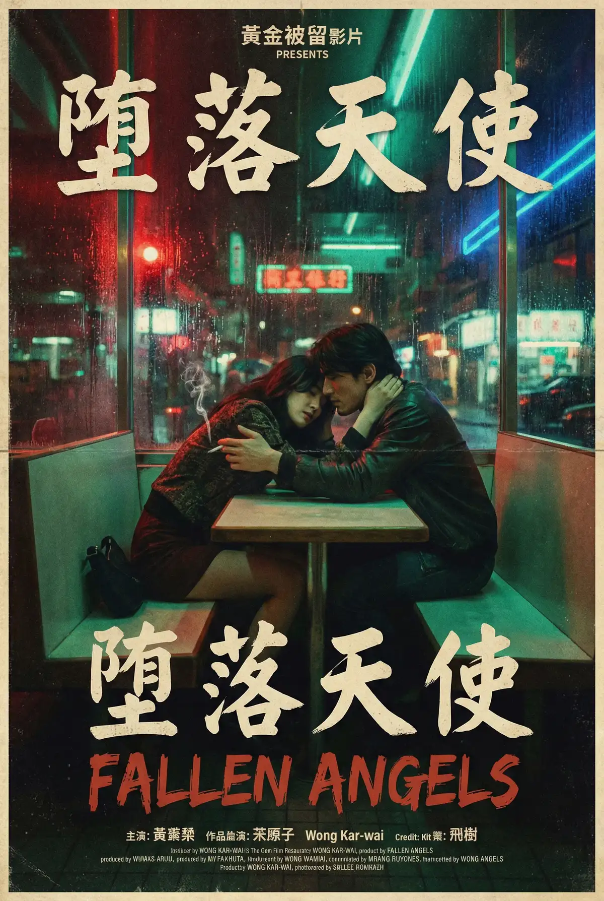 香港伦理电影海报 - 3分25秒聂小雨黑色皮衣吃鸡 馆藏推荐作品
